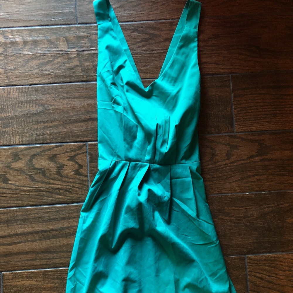 Lulu's Turquoise Low Back Dress